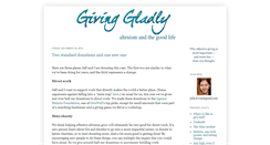 Desktop Screenshot of givinggladly.com