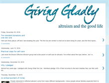 Tablet Screenshot of givinggladly.com